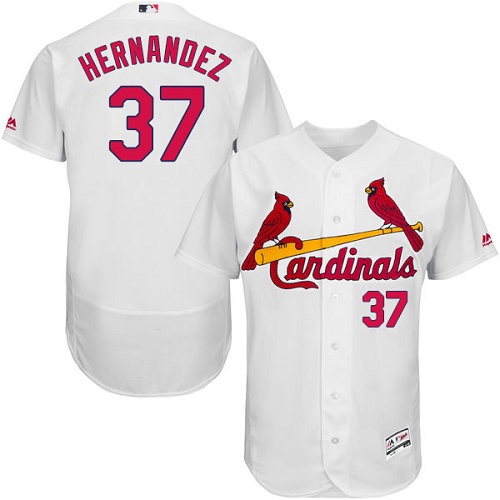 Cardinals 37 Keith Hernandez White Flexbase Jersey